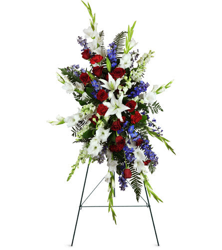 Gentle Repose Lily Standing Spray