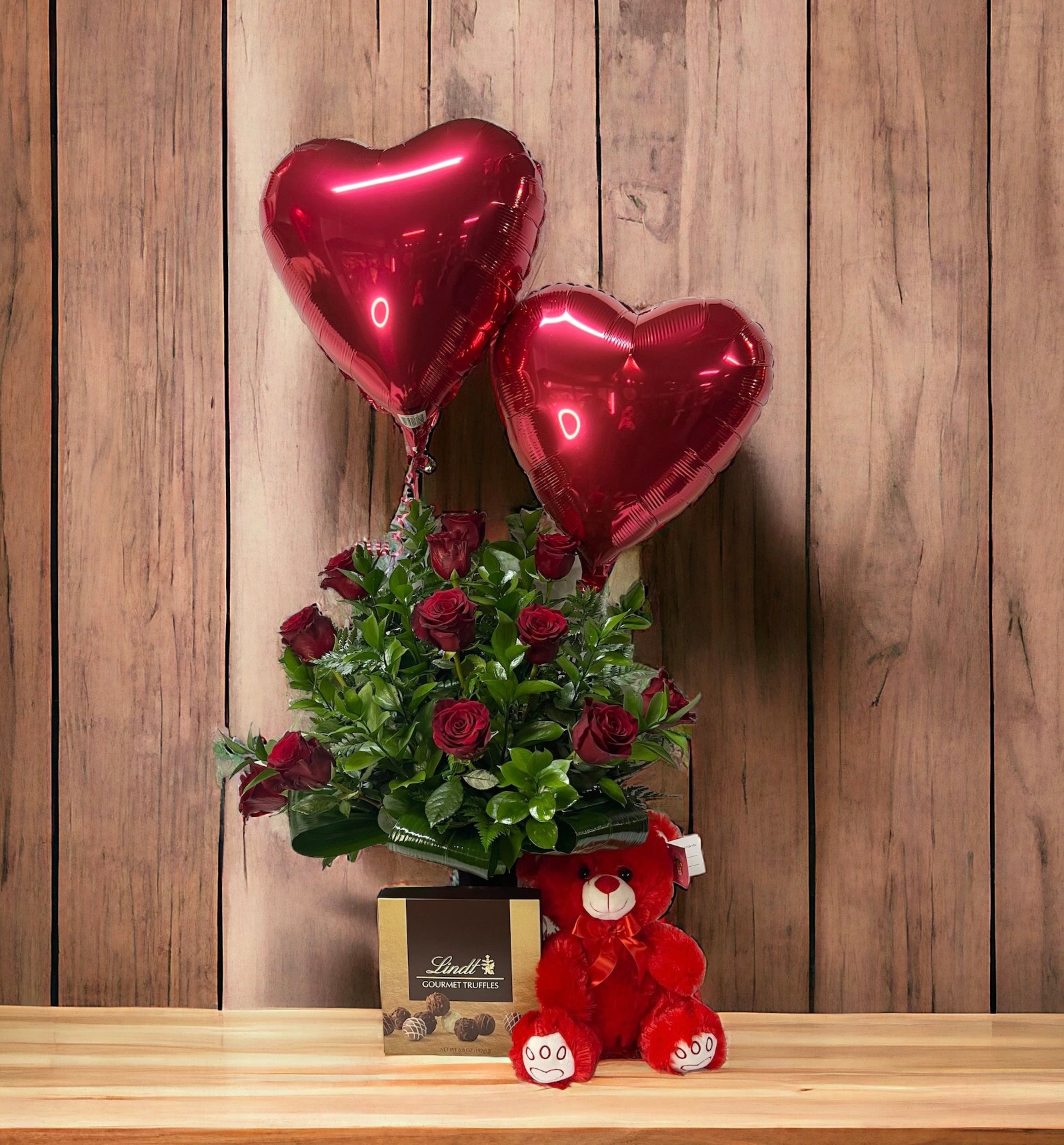 Romantic bouquet of red roses for Valentine's Day in Brooklyn